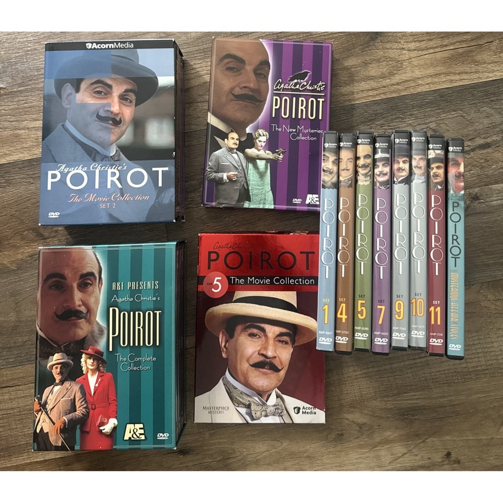 Agatha Christie's Poirot DVD Sets Huge Lot